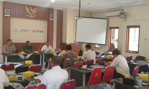 Hadiri Rakor Kalurahan di Piyungan, Polisi Tekankan Harkamtibmas dan Cegah Konflik Hukum